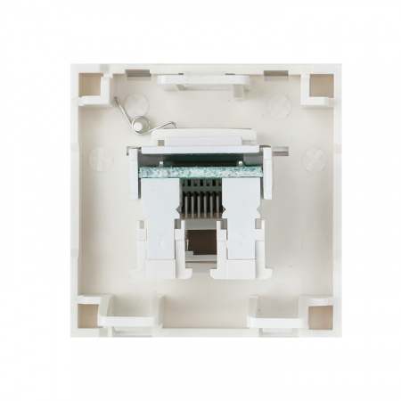 Розетка RJ45, категории 5e (ширина 2 модуля) EKF E2MK015E-135-10