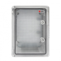 Бокс пластиковый с монтажной платой прозр. дверь 400х300х170 мм IP65 PROxima EKF PBT65MP003