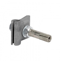 Зажим прута унив. малый 51510 HZ (30х30мм) с анкером PROxima EKF lp-51511