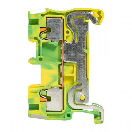 Клеммная колодка пружинная 1.5 Push-in земля EKF PIT-1.5-pe