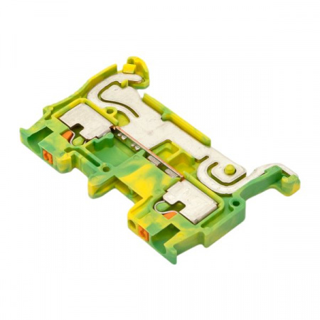 Клеммная колодка пружинная 1.5 Push-in земля EKF PIT-1.5-pe