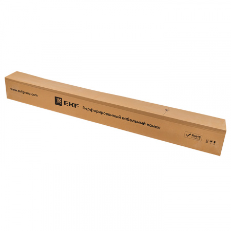 Кабель-канал перфорированный 60х40 (100м) EKF kk60-40