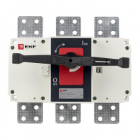 Рубильник-выключатель 1250A 3P c рукояткой управления для прямой установки PowerSwitch PROxima EKF psds-1250-3