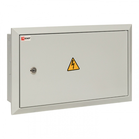 mb11-18m Щит распределительный встраиваемый ЩРв-18 с замком IP30 1х18 EKF 