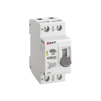 Устройство защиты от дугового пробоя 1P+N 25А (C) 6 кА УЗДП PROxima EKF afdd-2-25C-pro
