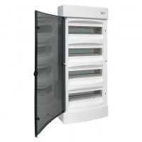 Щит распределительный навесной Unix прозрачная дверь 4х12 модулей IP41 EKF PROxima uх-4х12-n