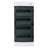 Щит распределительный навесной Unix прозрачная дверь 4х12 модулей IP41 EKF PROxima uх-4х12-n