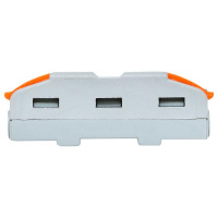 Строительно-монтажная клемма СМК 222-424 разветвительная 4 выхода 0.08-4 мм2 EKF plc-smk-422-4