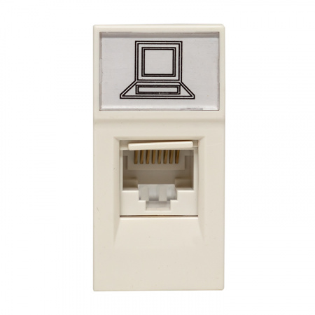 E1MK015E-135-10 Розетка RJ45, категории 5e (ширина 1 модуль) EKF 
