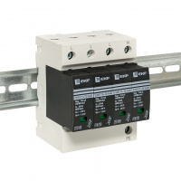 Устройство защиты от импульсных перенапряжений Т1+Т2, Iimp-12.5kA. In-20kA, Uc-275В, 4+0 EKF OV12-4-504