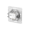 ATLASDESIGN AQUA 1-клавишный ПЕРЕКЛЮЧАТЕЛЬ IP44, сх.6, 10АХ,мех., быстрозажимные клеммы, КАРБОН Systeme Electric ATN441061S