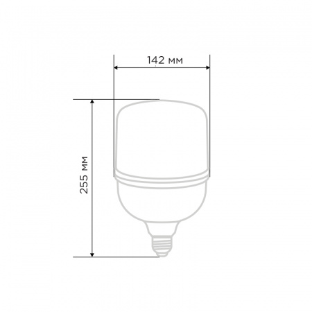 Лампа светодиодная высокомощная 50Вт E27 (+переходник E40) 4750Лм 6500K REXANT 604-071