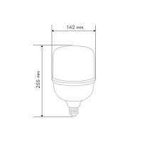 Лампа светодиодная высокомощная 50Вт E27 (+переходник E40) 4750Лм 6500K REXANT 604-071