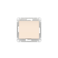 GLOSSA 1-клавишный ПЕРЕКЛЮЧАТЕЛЬ, сх.6, 10АХ, быстрозажимные клеммы, БЕЖЕВЫЙ Systeme Electric GSL000261S