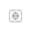 GSL000143S GLOSSA РОЗЕТКА с заземлением, 16А, быстрозажимные клеммы, БЕЛЫЙ Systeme Electric 