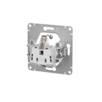 GLOSSA РОЗЕТКА с заземлением со шторками, 16А, быстрозажимные клеммы, БЕЛЫЙ Systeme Electric GSL000145S