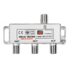 Делитель ТВ х 3 + 4шт. F BOX 5-1000 МГц Silver, REXANT 05-6102