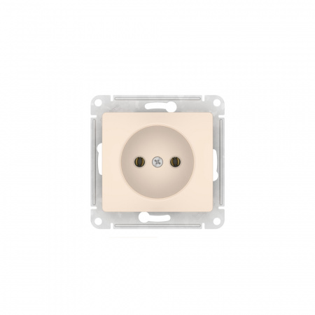 GLOSSA РОЗЕТКА без заземления, 16А, быстрозажимные клеммы, БЕЖЕВЫЙ Systeme Electric GSL000241S