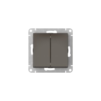 ATLASDESIGN 2-клавишный ПЕРЕКЛЮЧАТЕЛЬ, сх.6/2, 10АХ, быстрозажимные клеммы, МОККО Systeme Electric ATN000665S