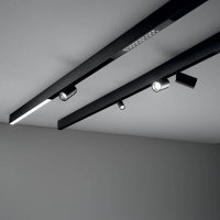 CABM1000 41961 Шинопровод для низковольтных трековых светильников 2м черный FERON 