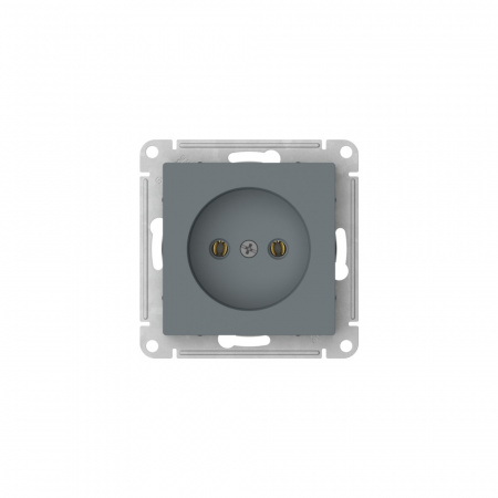 ATLASDESIGN РОЗЕТКА без заземления без шторок, 16А, быстрозажимные клеммы, ГРИФЕЛЬ Systeme Electric ATN000741S
