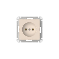 ATLASDESIGN РОЗЕТКА без заземления без шторок, 16А, быстрозажимные клеммы, БЕЖЕВЫЙ Systeme Electric ATN000241S
