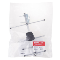 ТВ антенна наружная Активная для аналогового и цифрового ТВ - DVB-T2 RX-408, REXANT 34-0408