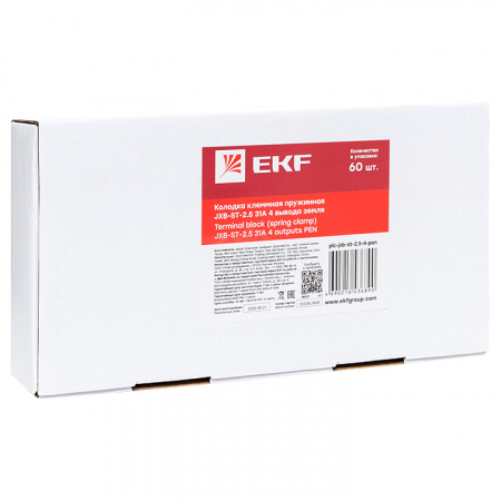 plc-jxb-st-2.5-pen Колодка клеммная самозажимная JXB-ST-2.5 земля PROxima EKF 