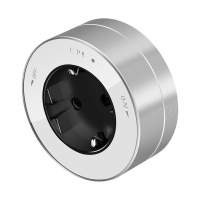 MultiTrack Розетка 2К+З круглая 16А/250В Белый Systeme Electric MTK13001W