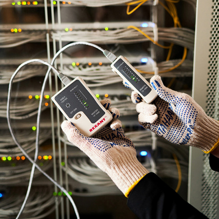 Тестер кабеля RJ-45+RJ-11 468, REXANT 12-1006
