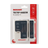 Тестер кабеля RJ-45+RJ-11 468, REXANT 12-1006