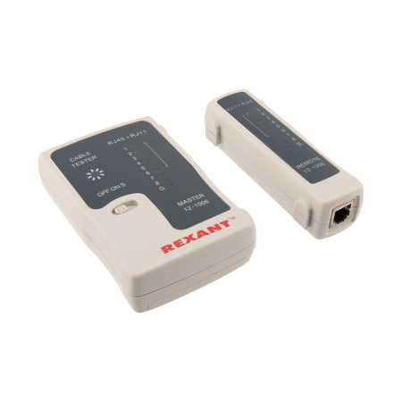 Тестер кабеля RJ-45+RJ-11 468, REXANT 12-1006