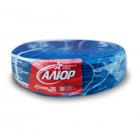 Провод силовой ПуГПнг(А)-HF 1х4 синий (бухта) АЛЮР 00-00011164