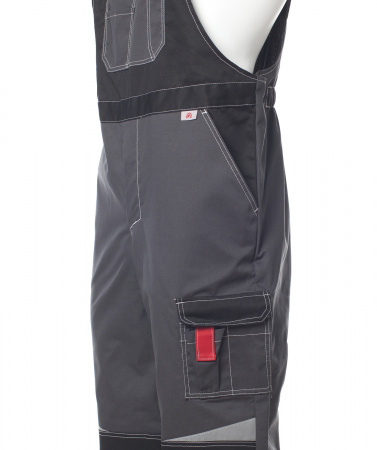 100586 Костюм мужской ФОРМУЛА, куртка/полукомбинезон, цвет темно-серый/красный/чёрный, р. 56-58/170-176 Эталон-Спецодежда  00000114340