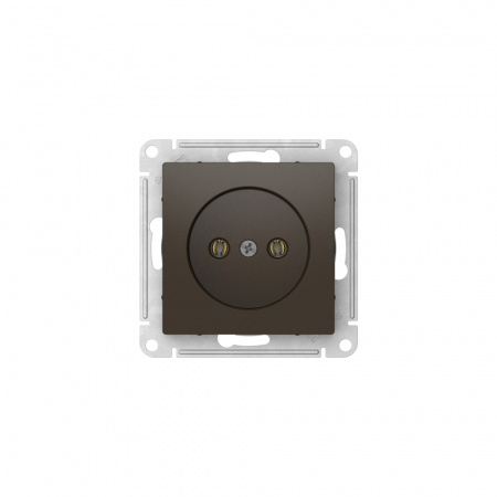 ATN000641S ATLASDESIGN РОЗЕТКА без заземления без шторок, 16А, быстрозажимные клеммы, МОККО Systeme Electric 
