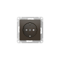 ATLASDESIGN РОЗЕТКА с заземлением со шторками, 16А, быстрозажимные клеммы, МОККО Systeme Electric ATN000645S