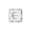 ATN000149S ATLASDESIGN РОЗЕТКА без заземления со шторками, 16А, быстрозажимные клеммы, БЕЛЫЙ Systeme Electric 