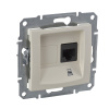 Sedna Розетка компьютерная RJ45 категория 5е в рамку бежевая Schneider Electric SDN4300147