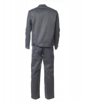 Костюм мужской ФАВОРИТ-2 куртка, полукомбинезон, цвет тёмно-серый с серым и красным, р-р 48-50 96-100/170-176 Эталон-Спецодежда 114714 00000079913