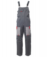 Костюм мужской ФАВОРИТ-2 куртка, полукомбинезон, цвет тёмно-серый с серым и красным, р-р 48-50 96-100/170-176 Эталон-Спецодежда 114714 00000079913