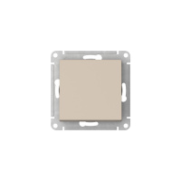 ATLASDESIGN 1-клавишный ПЕРЕКЛЮЧАТЕЛЬ, сх.6, 10АХ, быстрозажимные клеммы, ПЕСОЧНЫЙ Systeme Electric ATN001261S