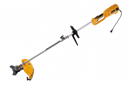 96642 Триммер электрический TE-1220, 1200 Вт, 380 мм, катушка, диск, разборная штанга Denzel 