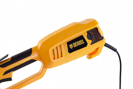 96642 Триммер электрический TE-1220, 1200 Вт, 380 мм, катушка, диск, разборная штанга Denzel 