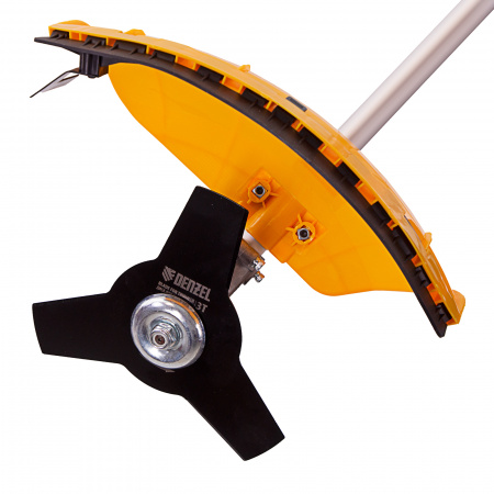 96642 Триммер электрический TE-1220, 1200 Вт, 380 мм, катушка, диск, разборная штанга Denzel 