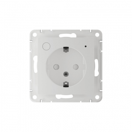 ATN000145Z ATLASDESIGN SMART РОЗЕТКА с заземл., со шт., Zigbee, L+N, 16А, мех., БЕЛЫЙ Systeme Electric 