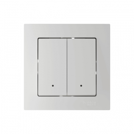 ATN000153Z ATLASDESIGN SMART 2-кл. ВЫКЛЮЧАТЕЛЬ с подсв., Zigbee, сх.5, L+N, 10А, мех., БЕЛЫЙ Systeme Electric 