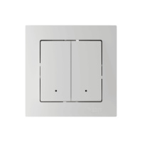 ATLASDESIGN SMART 2-кл. ВЫКЛЮЧАТЕЛЬ с подсв., Zigbee, сх.5, L+N, 10А, мех., БЕЛЫЙ Systeme Electric ATN000153Z