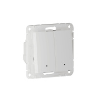 ATLASDESIGN SMART 2-кл. ВЫКЛЮЧАТЕЛЬ с подсв., Zigbee, сх.5, L+N, 10А, мех., БЕЛЫЙ Systeme Electric ATN000153Z