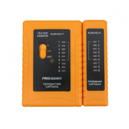 Тестер кабеля RJ-45+RJ-11 468 REXANT 12-1006-4
