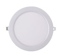 Светильник светодиодный ДВО-18w 6500K 1200 Лм IP40 WH d220мм встраиваемый круг JazzWay 5009721A